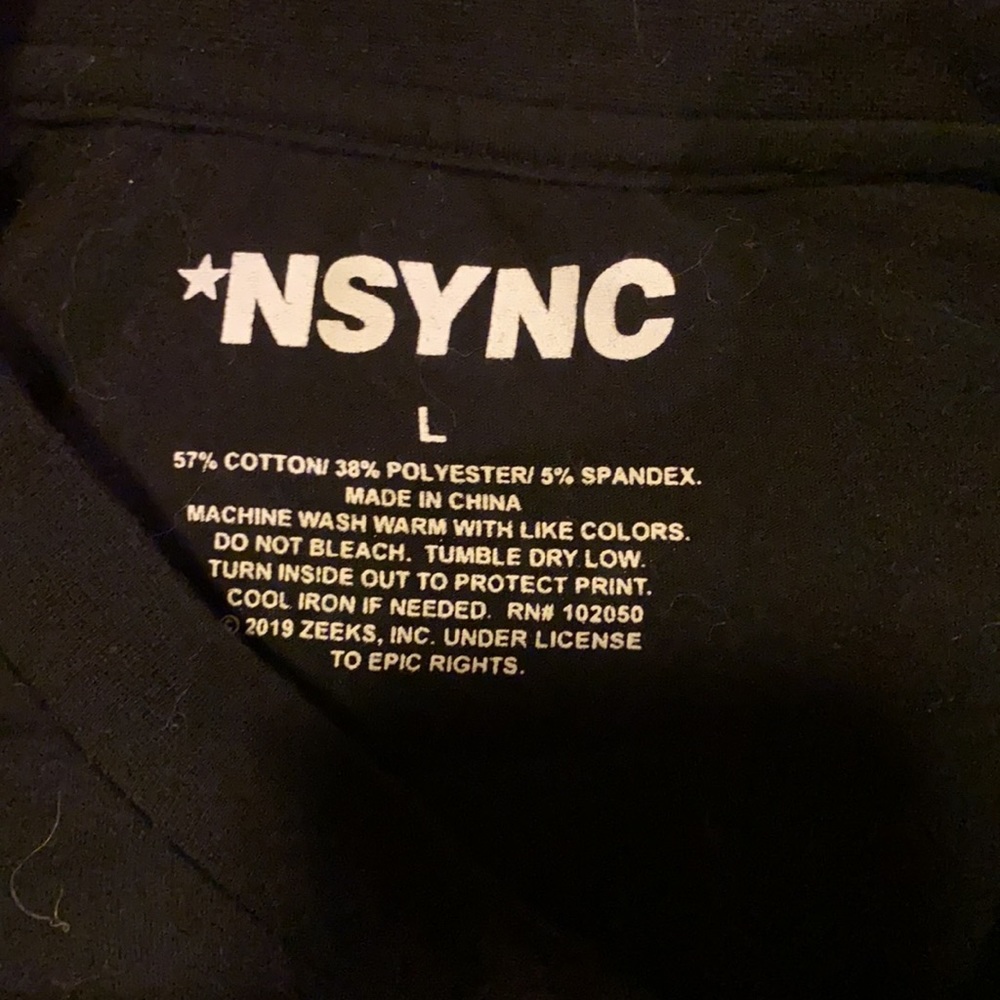 *NSYNC Large Oversized Graphic T-Shirt - Picture 3 of 3